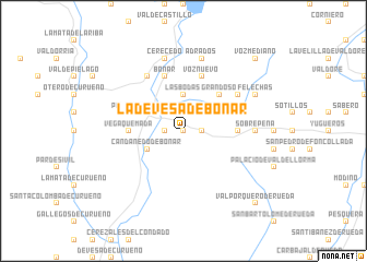 map of La Devesa de Boñar