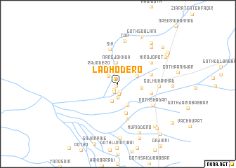 map of Ladho Dero