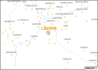 map of La Diana