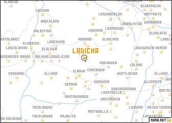 map of La Dicha
