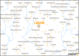 map of Ladina