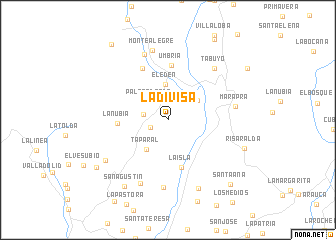 map of La Divisa