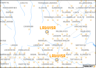 map of La Divisa