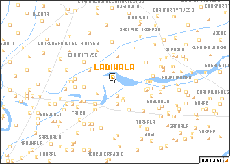 map of Lādiwāla