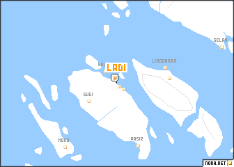 map of Ladi