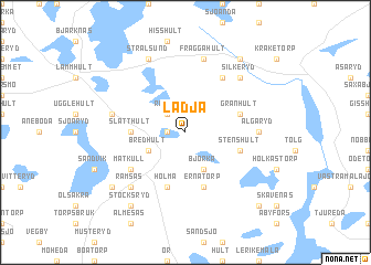 map of Lädja