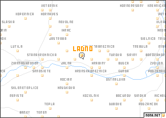 map of Ladno