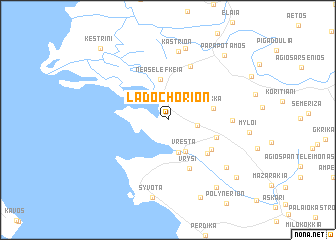 map of Ladochórion