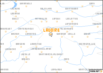 map of La Doire