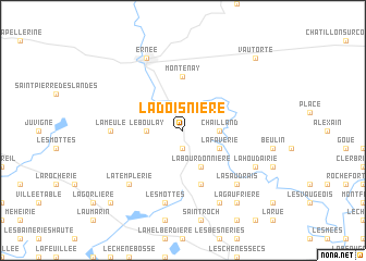 map of La Doisnière