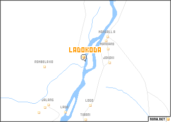 map of Lado Koda