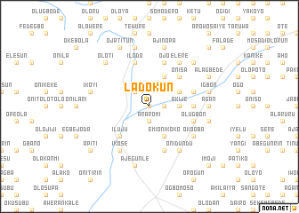map of Ladokun