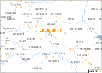 map of La Dolorita