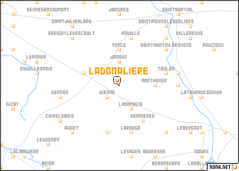 map of La Donalière