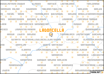 map of La Doncella