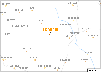 map of Ladonia