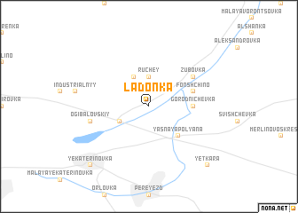 map of Ladonka