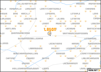 map of Ladon