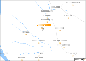map of La Dorada