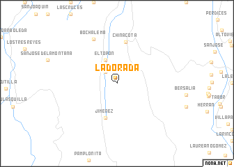 map of La Dorada