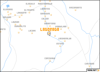 map of La Dorada