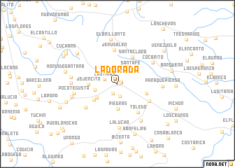 map of La Dorada