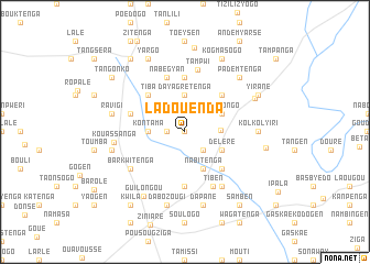 map of Ladouenda