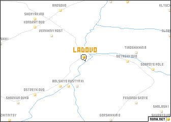 map of Ladovo