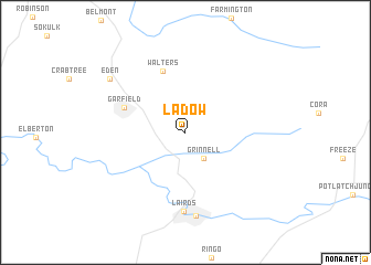 map of Ladow