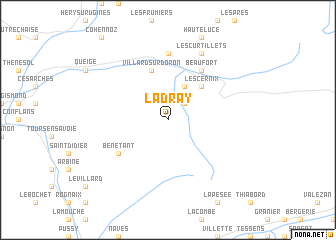 map of La Dray