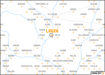 map of Ladra
