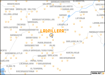 map of Ladrillera