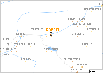 map of LʼAdroit