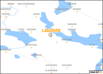 map of Ladunino