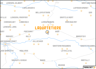 map of La Durtetière