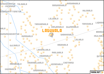 map of Laduwāla