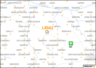 map of Laduz