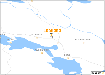 map of Lad-Vara