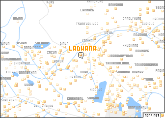 map of Ladwana