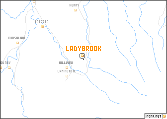 map of Ladybrook