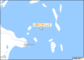 map of Ladyville