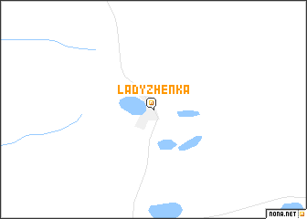 map of Ladyzhenka