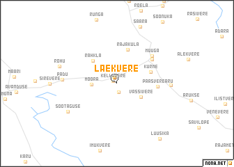 map of Laekvere