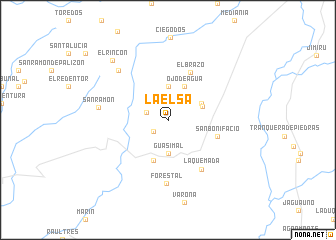 map of La Elsa