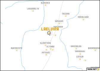 map of La Elvira