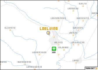 map of La Elvira