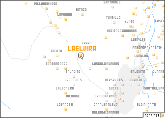 map of La Elvira