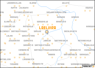 map of La Elvira