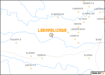 map of La Empalizada
