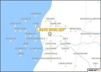 map of La Encamación